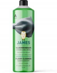 James vloerreiniger schoon  snel droog